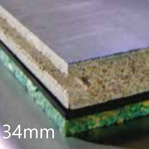 34mm JCW Acoustic Deck 34 - Cement Particle Board based Acoustic Overlay Board 34mm JCW Acoustic Deck 34 - Cement Particle Board based Acoustic Overlay Board