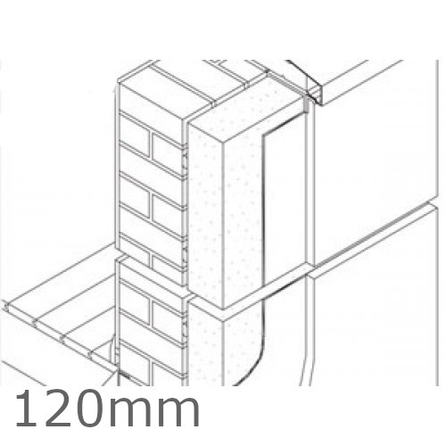 120mm Jablite External Wall Polystyrene Insulation Board EPS - pack of 5 120mm Jablite External Wall Polystyrene Insulation Board EPS - pack of 5