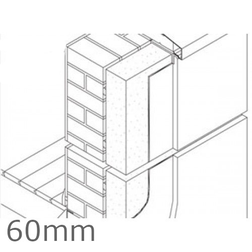 60mm Jablite External Wall Polystyrene Insulation Board EPS - pack of 10 60mm Jablite External Wall Polystyrene Insulation Board EPS - pack of 10