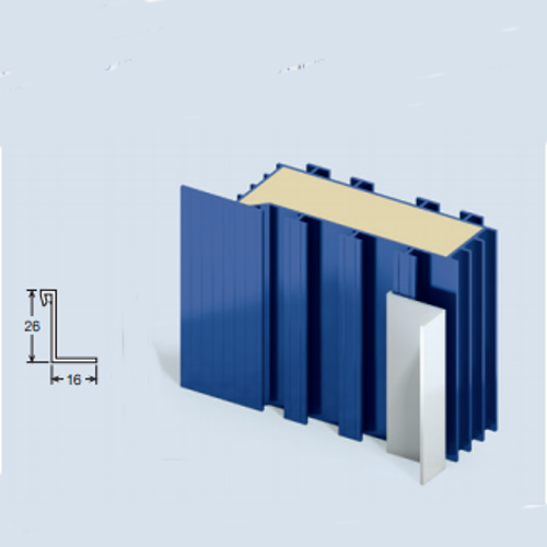 26mm Reveal Clip for Kingspan Thermabate Cavity Closer 1m length 26mm Reveal Clip for Kingspan Thermabate Cavity Closer 1m length