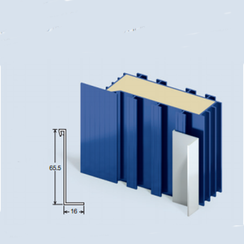 65.5mm Reveal Clip for Kingspan Thermabate Cavity Closer 1m length 65.5mm Reveal Clip for Kingspan Thermabate Cavity Closer 1m length