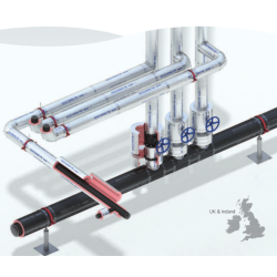 48mm Bore 25mm Thick Kooltherm FM Pipe Insulation