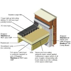 96mm Kingspan Thermaroof TR31 PIR bonded to Plywood (pack of 11) - 90mm PIR and 6mm Plywood Sheet