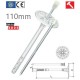 110mm Universal Insulation Panel Fixing with Metal Pin LMX10 (pack of 200) 110mm Universal Insulation Panel Fixing with Metal Pin LMX10 (pack of 200)