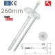 260mm Universal Insulation Panel Fixing with Metal Pin LMX10 (pack of 100) 260mm Universal Insulation Panel Fixing with Metal Pin LMX10 (pack of 100)