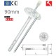 90mm Universal Insulation Panel Fixing with Metal Pin LMX10 (pack of 200) 90mm Universal Insulation Panel Fixing with Metal Pin LMX10 (pack of 200)