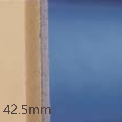 42.5mm Knauf Polyfoam Linerboard - 30mm Extruded Polystyrene (XPS) and 12.5mm Plasterboard 42.5mm Knauf Polyfoam Linerboard - 30mm Extruded Polystyrene (XPS) and 12.5mm Plasterboard