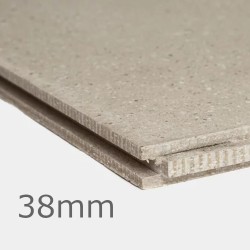 38mm Knauf Gifafloor FHB 38 - High Density Gypsum Fibreboard Floor Panel - 600mm x 1200mm