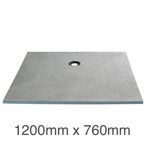 Marmox Showerlay 360 - Offset Draining Shower Tray - 20mm x 1200mm x 760mm Marmox Showerlay 360 - Offset Draining Shower Tray - 20mm x 1200mm x 760mm