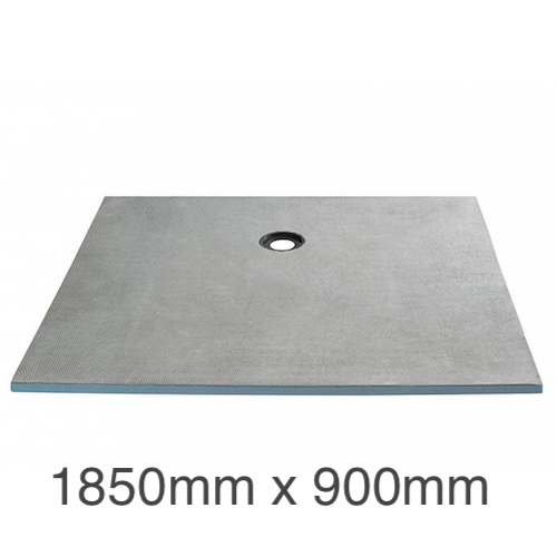 Marmox Showerlay 360 - Offset Draining Shower Tray - 24mm x 1850mm x 900mm Marmox Showerlay 360 - Offset Draining Shower Tray - 24mm x 1850mm x 900mm