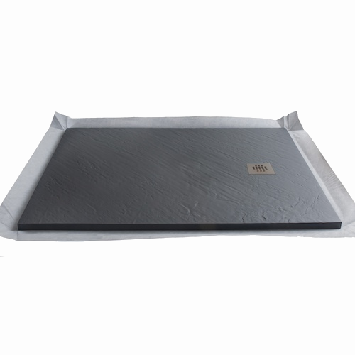Marmox Slate Grey Decotray - Offset Draining Shower Tray - 1400mm x 900mm Marmox Slate Grey Decotray - Offset Draining Shower Tray - 1400mm x 900mm