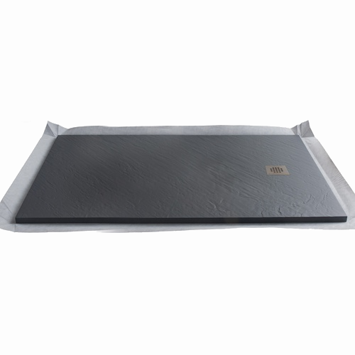 Marmox Slate Grey Decotray - Offset Draining Shower Tray - 1850mm x 900mm Marmox Slate Grey Decotray - Offset Draining Shower Tray - 1850mm x 900mm