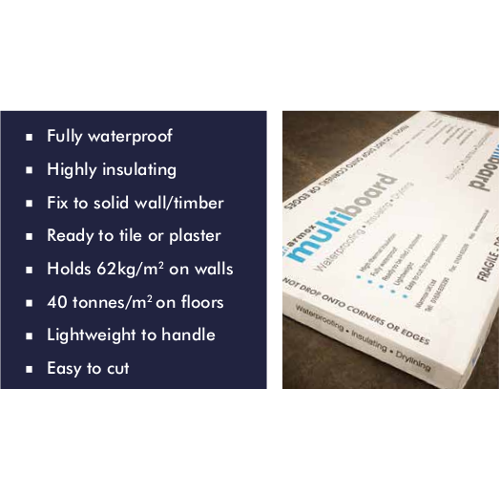 4mm Marmox Multiboard Waterproof Insulation Board (pack of 10) 4mm Marmox Multiboard Waterproof Insulation Board (pack of 10)