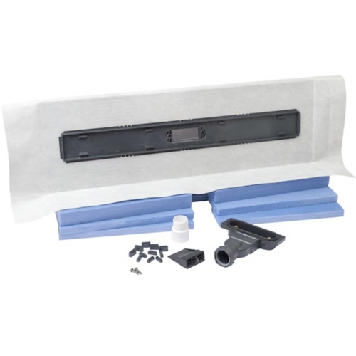 Marmox Minilay Linear Drain Kit with a Slim Waste Marmox Minilay Linear Drain Kit with a Slim Waste