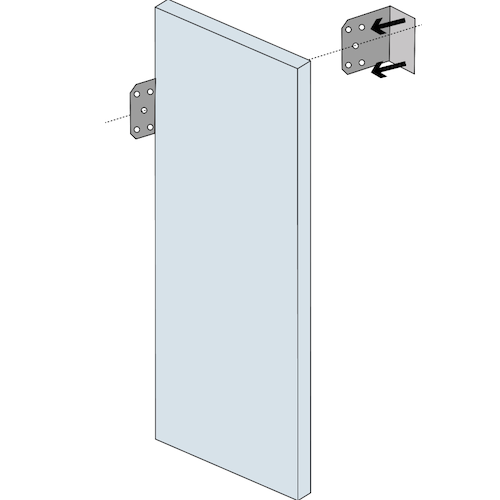 Marmox Wall Brackets For Use With Marmox Multiboards - Bag of 2 Marmox Wall Brackets For Use With Marmox Multiboards - Bag of 2