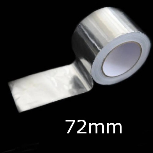 72mm Novia Aluminium Foil Tape 45m roll 72mm Novia Aluminium Foil Tape 45m roll