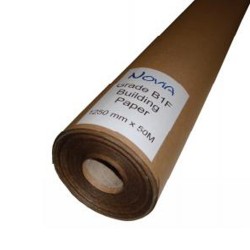 Novia BS 1521 Grade B1F Building Paper 1.25m x 50m Roll