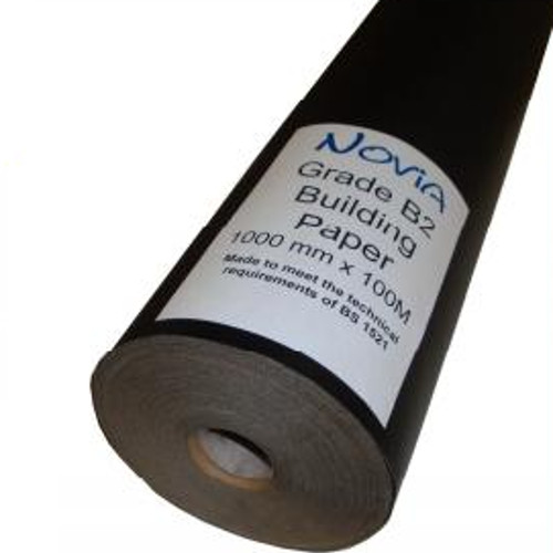 Novia BS 1521 Grade B2 Building Paper 1m x 100m Roll Novia BS 1521 Grade B2 Building Paper 1m x 100m Roll