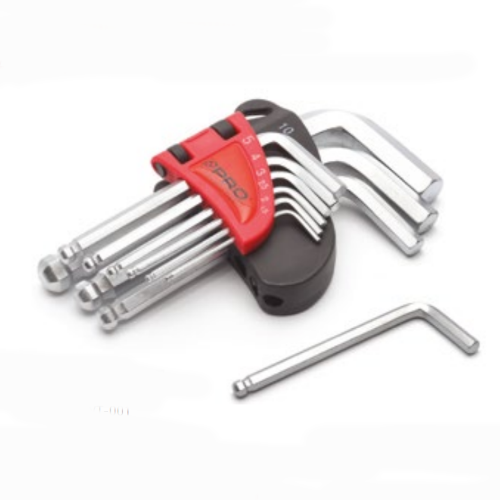 PRO Hex Key Allen Wrench Set with Short Ball End - Set of 9 PRO Hex Key Allen Wrench Set with Short Ball End - Set of 9