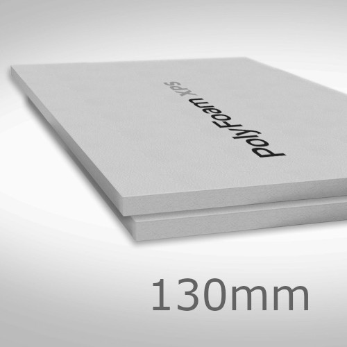130mm Polyfoam XPS Roofboard - Extra grade - Extruded Polystyrene Board (pack of 3) - 600mm x 1250mm 130mm Polyfoam XPS Roofboard - Extra grade - Extruded Polystyrene Board (pack of 3) - 600mm x 1250mm