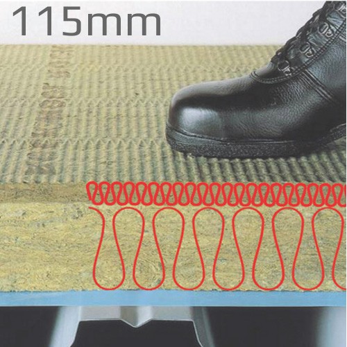 115mm Rockwool Hardrock Multi-Fix (Dual Density ) Fleece Faced Board (pallet of 10) 115mm Rockwool Hardrock Multi-Fix (Dual Density ) Fleece Faced Board (pallet of 10)