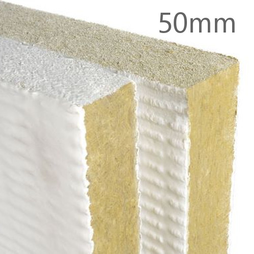 50mm Rockwool Ablative Coated Batt 50mm Rockwool Ablative Coated Batt