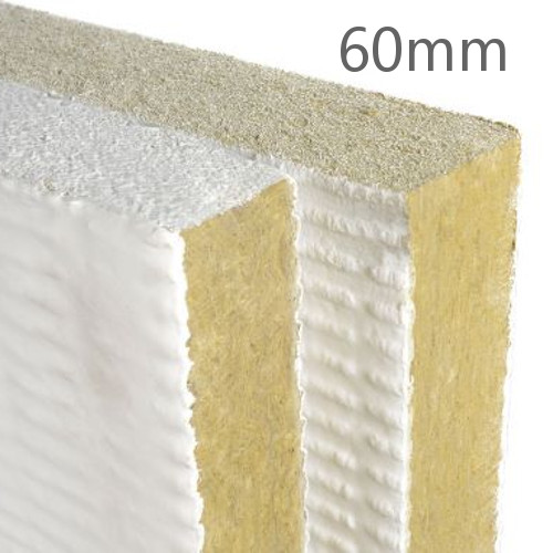 60mm Rockwool Ablative Coated Batt 60mm Rockwool Ablative Coated Batt