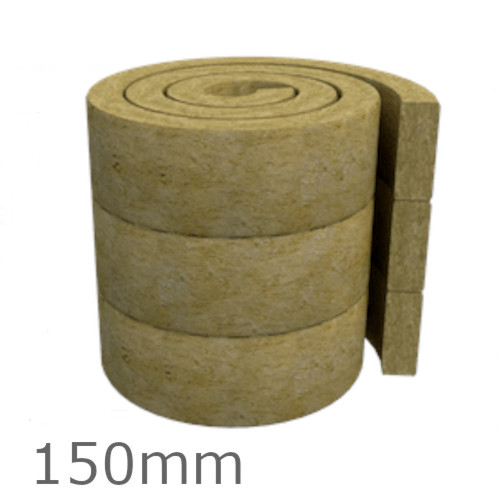150mm Rockwool RollBatt Loft Insulation - Pre-cut 3 x 400mm 150mm Rockwool RollBatt Loft Insulation - Pre-cut 3 x 400mm