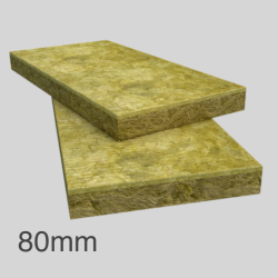 80mm Rockwool Rainscreen Duo Slab (pack of 4) - pallet of 16
