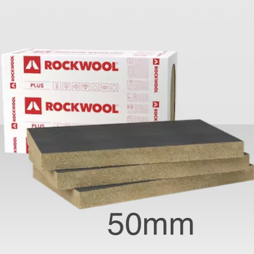 50mm Rockwool Ventirock F Plus Dual-Density Rainscreen Slab - 1000mm x 600mm - pack of 8 50mm Rockwool Ventirock F Plus Dual-Density Rainscreen Slab - 1000mm x 600mm - pack of 8