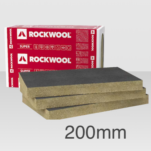 200mm Rockwool Ventirock F Super Dual-Density Rainscreen Slab - 1000mm x 600mm - pack of 3 200mm Rockwool Ventirock F Super Dual-Density Rainscreen Slab - 1000mm x 600mm - pack of 3