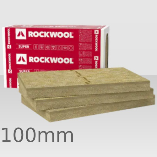 100mm Rockwool Frontrock Super Dual Density External Wall Insulation Slab 1000mm x 600mm (pack of 3) 100mm Rockwool Frontrock Super Dual Density External Wall Insulation Slab 1000mm x 600mm (pack of 3)