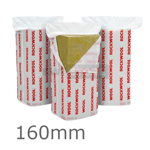 160mm Rockwool Dual Density Slab for Insulated Renders 160mm Rockwool Dual Density Slab for Insulated Renders