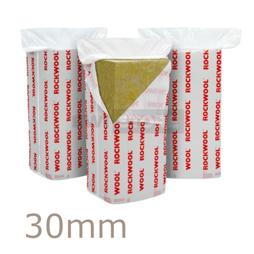 30mm Rockwool Dual Density Slab for Insulated Renders (pack of 5) 30mm Rockwool Dual Density Slab for Insulated Renders (pack of 5)