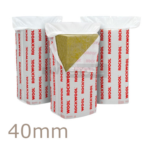 40mm Rockwool Dual Density Slab for Insulated Renders (pack of 4) 40mm Rockwool Dual Density Slab for Insulated Renders (pack of 4)