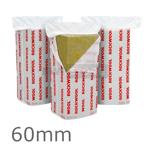 60mm Rockwool Dual Density Slab for Insulated Renders (pack of 4) 60mm Rockwool Dual Density Slab for Insulated Renders (pack of 4)