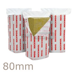 80mm Rockwool Dual Density Slab for Insulated Renders (pack of 3)
