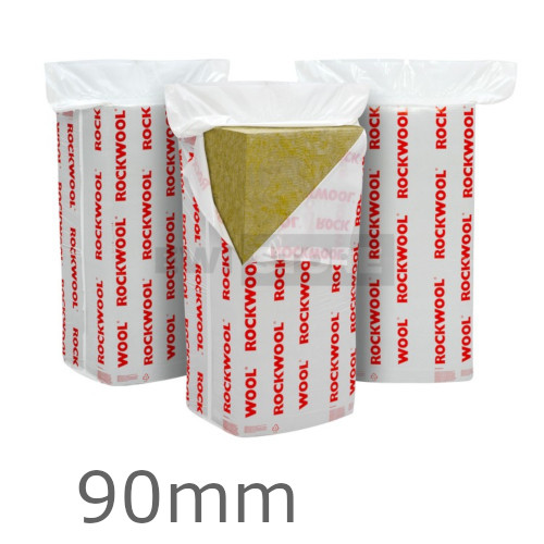 90mm Rockwool Dual Density Slab for Insulated Renders (pack of 2) 90mm Rockwool Dual Density Slab for Insulated Renders (pack of 2)