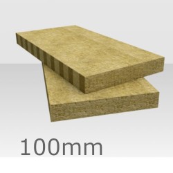 100mm Rockwool Flexi Insulation Slab - 1200 x 400mm (pack of 6)