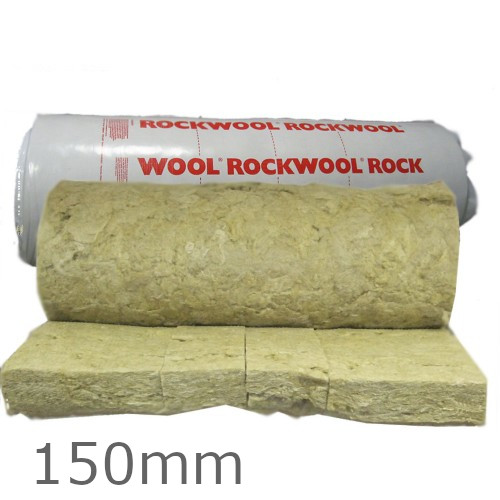 150mm Rockwool RollBatt Loft Insulation - Pre-cut 2 x 600mm 150mm Rockwool RollBatt Loft Insulation - Pre-cut 2 x 600mm