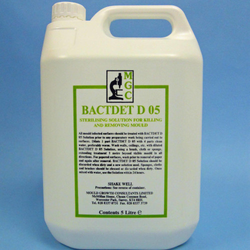 Bactdet D 05 - Solution for Cleaning and Sterilising Surface - 5 Litre Bactdet D 05 - Solution for Cleaning and Sterilising Surface - 5 Litre