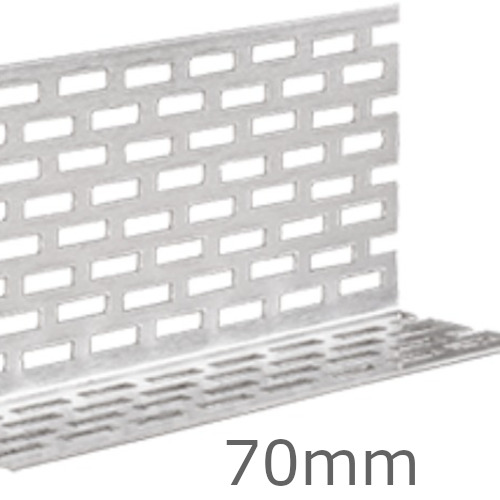 70mm Aluminium Perforated Closure for Cedral - 2.5m length 70mm Aluminium Perforated Closure for Cedral - 2.5m length