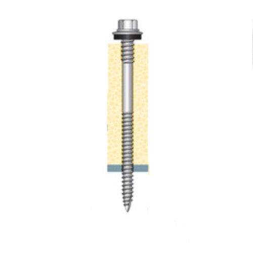 80mm Long Carbon Steel Hex Head Screws For Fixing Eco Panel To Timber - pack of 100 80mm Long Carbon Steel Hex Head Screws For Fixing Eco Panel To Timber - pack of 100