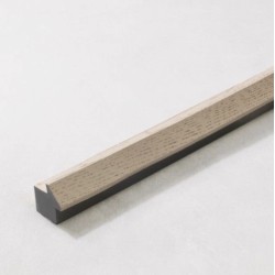 Millboard Envello Shadow Line Plus Internal Corner Profile - Limed Oak - 38mm x 38mm x 3050mm