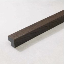 Millboard Envello Board and Batten Square Corner Profile - Antique Oak - 50mm x 50mm x 3050mm