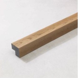 Millboard Envello Board and Batten Square Corner Profile - Golden Oak - 50mm x 50mm x 3050mm