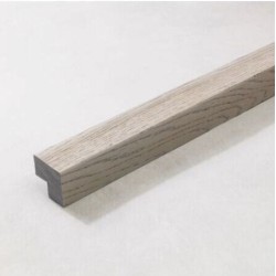 Millboard Envello Board and Batten Square Corner Profile - Limed Oak - 50mm x 50mm x 3050mm