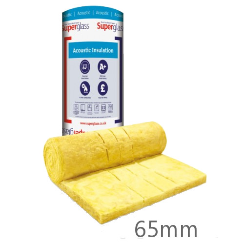65mm Superglass Multi Acoustic Insulation Roll (Split 2 x 600mm) 65mm Superglass Multi Acoustic Insulation Roll (Split 2 x 600mm)
