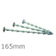 165mm Helical Fixings for Flat Warm Roofs (pack of 25). 165mm Helical Fixings for Flat Warm Roofs (pack of 25).