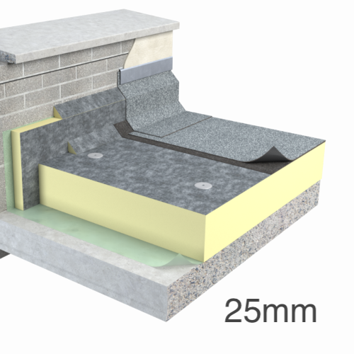 25mm Unilin FR-BGM Flat Roof Insulation Board (pack of 18) 25mm Unilin FR-BGM Flat Roof Insulation Board (pack of 18)